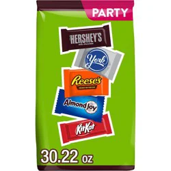 York Hershey's Milk and Dark Chocolate Assortment Snack Size Candy - 30.22oz