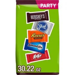 York Hershey's Milk and Dark Chocolate Assortment Snack Size Candy - 30.22oz