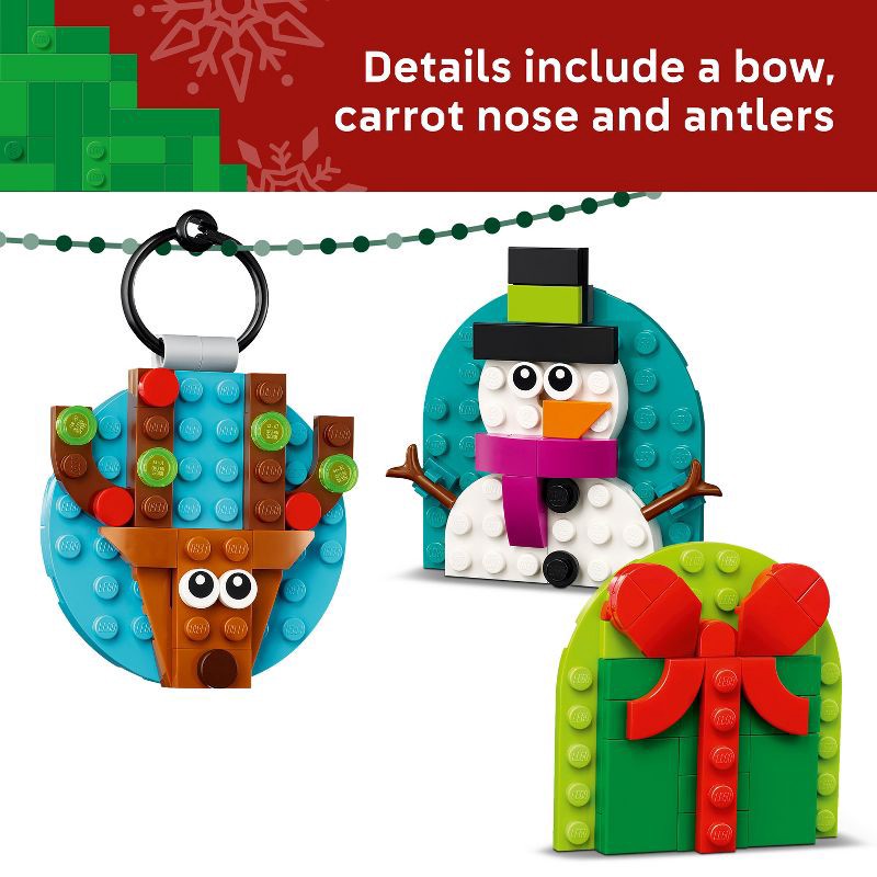 slide 5 of 6, LEGO Christmas Ornament Selection Building Toy 40744, 1 ct