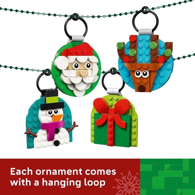 slide 6 of 6, LEGO Christmas Ornament Selection Building Toy 40744, 1 ct