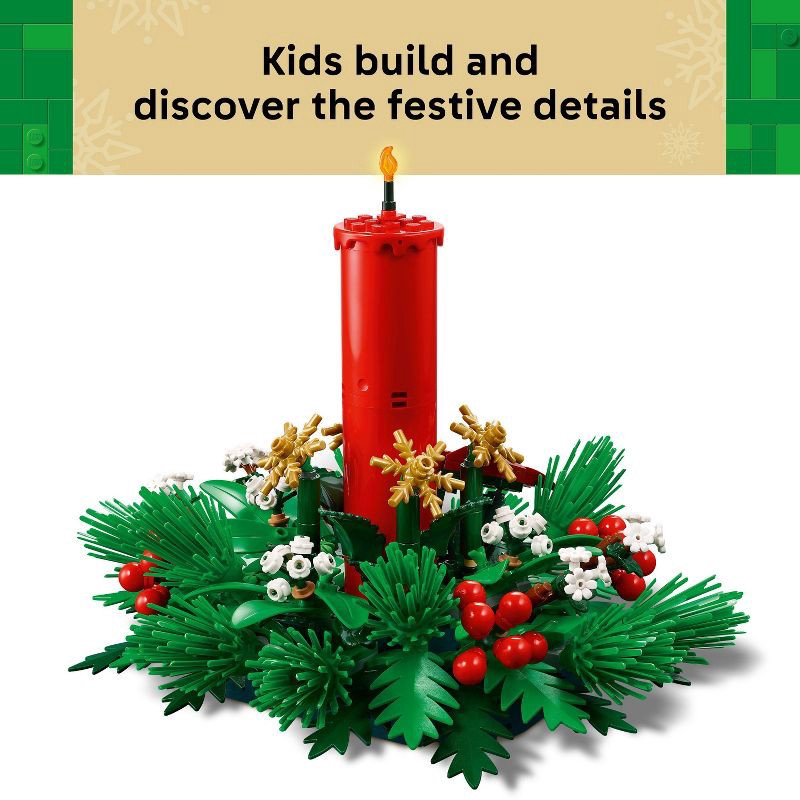 slide 3 of 6, LEGO Christmas Table Decoration Building Toy 40743, 1 ct