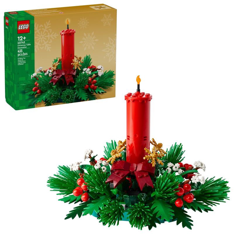 slide 1 of 6, LEGO Christmas Table Decoration Building Toy 40743, 1 ct