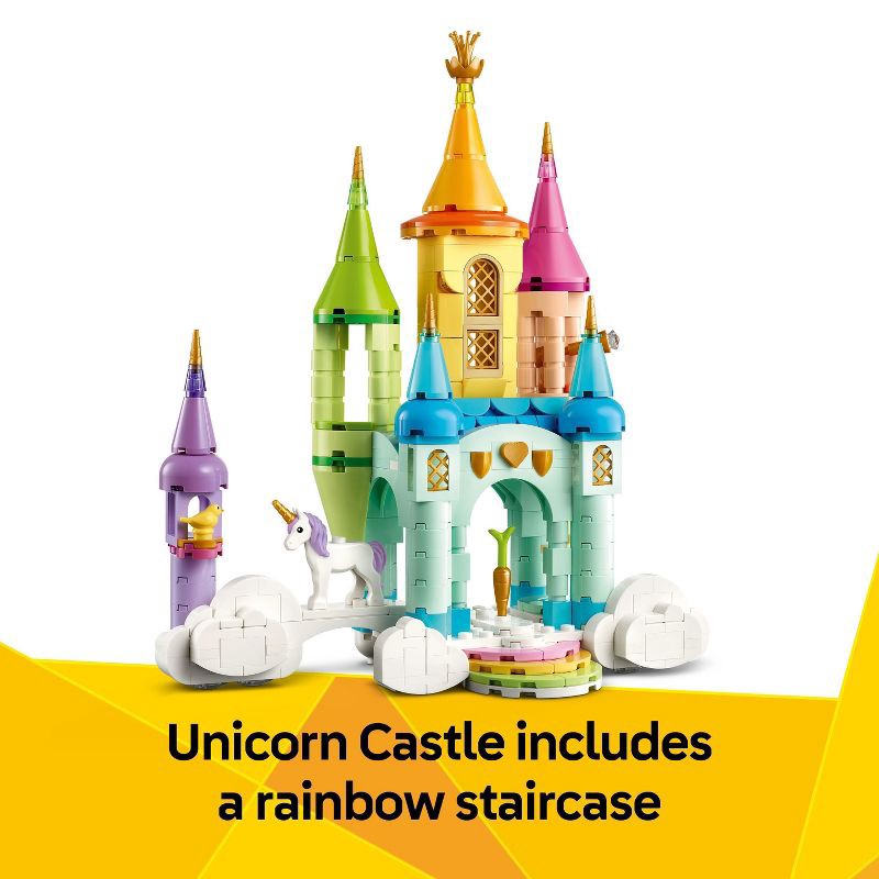 slide 5 of 6, LEGO Creator 3 in 1 Unicorn Castle Building Toy 31175, 1 ct