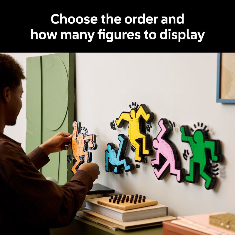 slide 4 of 7, LEGO Art Keith Haring – Dancing Figures Building Set 31216, 1 ct