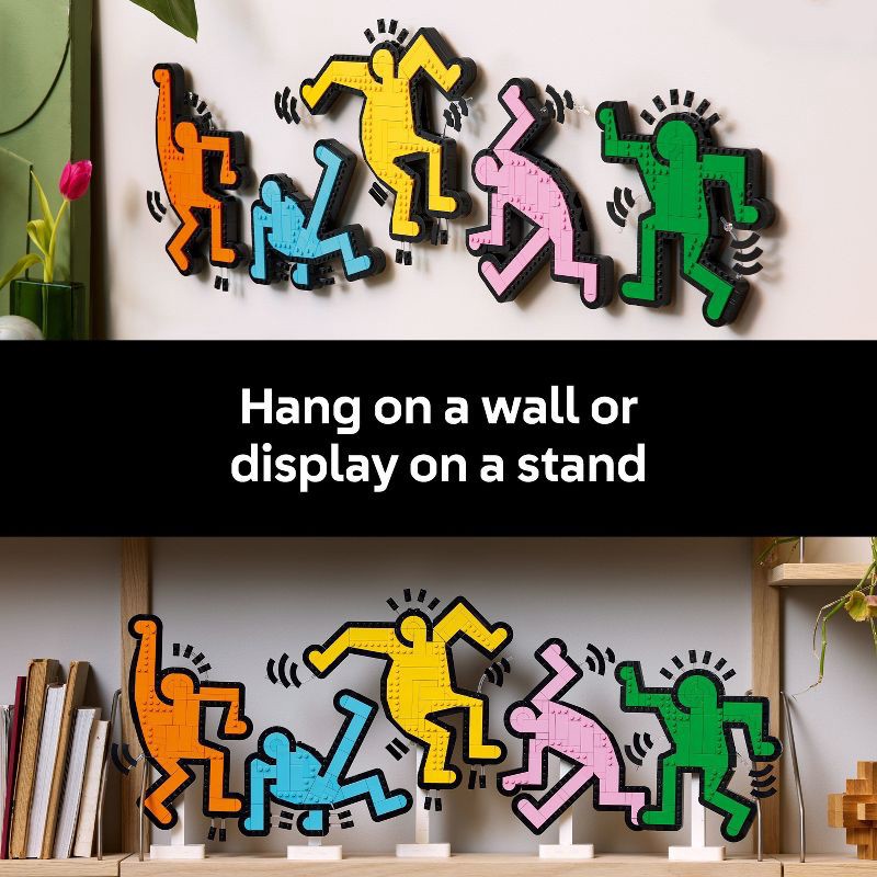slide 5 of 7, LEGO Art Keith Haring – Dancing Figures Building Set 31216, 1 ct