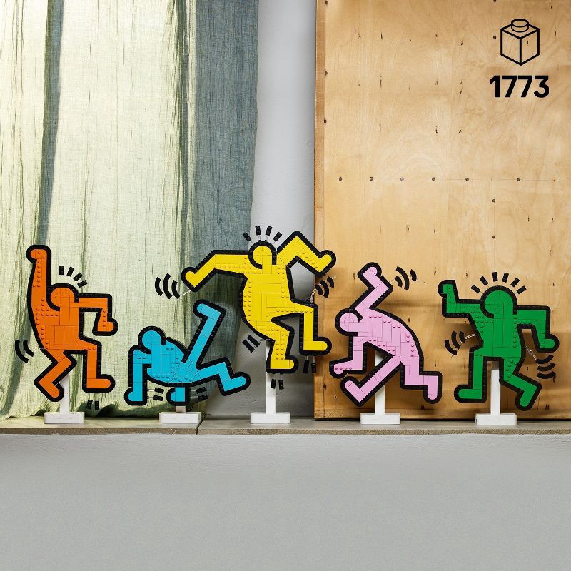 slide 7 of 7, LEGO Art Keith Haring – Dancing Figures Building Set 31216, 1 ct