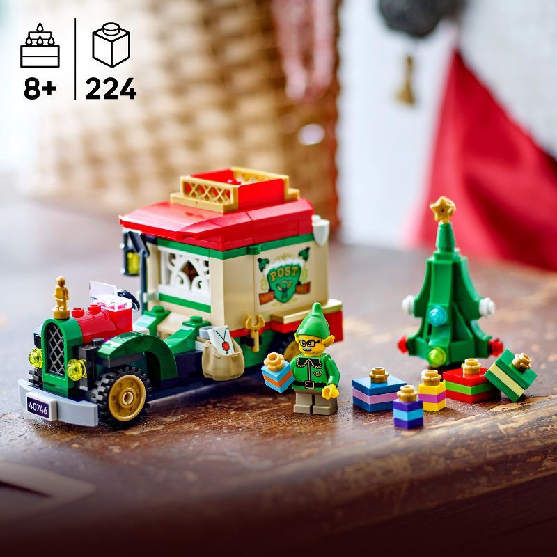 slide 2 of 6, LEGO Santa's Delivery Truck Building Toy for Christmas 40746, 1 ct
