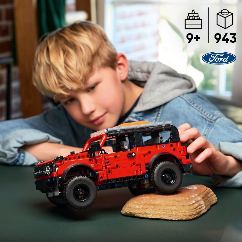 slide 2 of 7, LEGO Technic Ford Bronco SUV Kids Toy Car Building Set 42213, 1 ct
