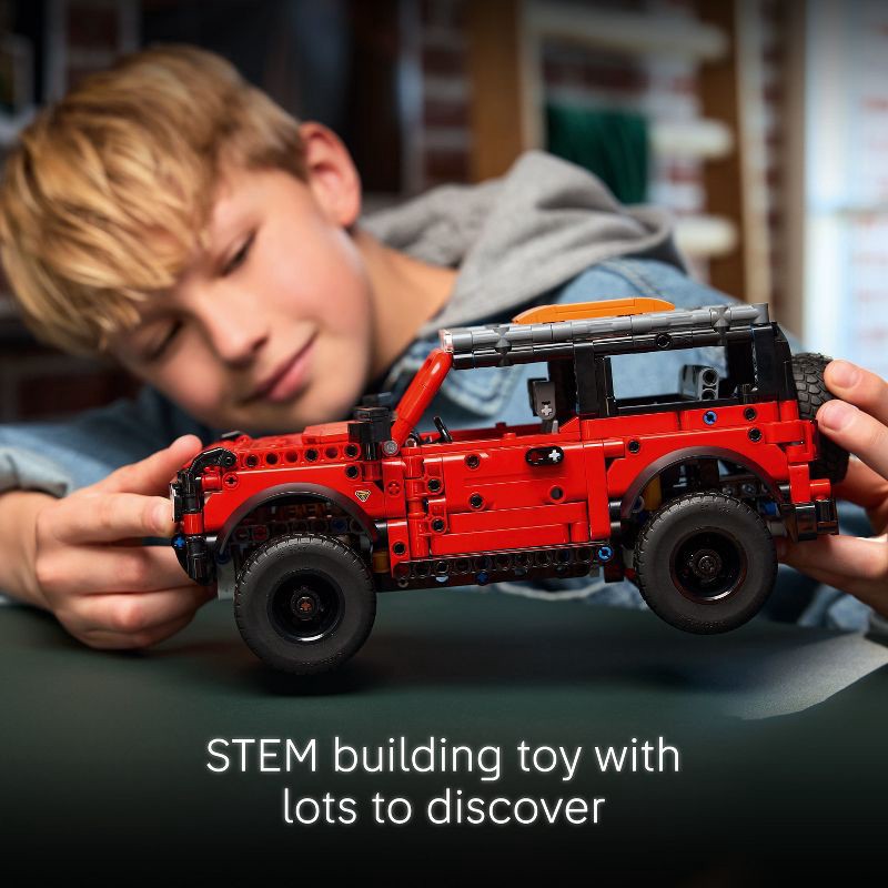 slide 4 of 7, LEGO Technic Ford Bronco SUV Kids Toy Car Building Set 42213, 1 ct