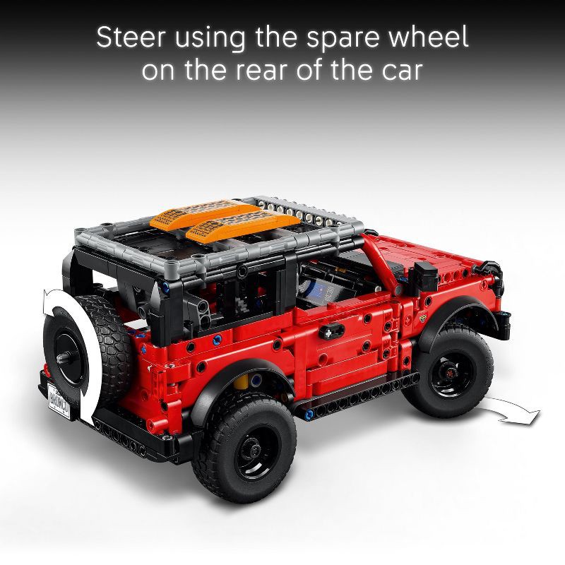 slide 5 of 7, LEGO Technic Ford Bronco SUV Kids Toy Car Building Set 42213, 1 ct