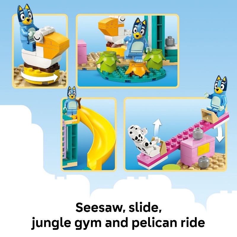slide 5 of 6, LEGO Bluey Playground Fun with Bluey and Chloe Building Set 11201, 1 ct