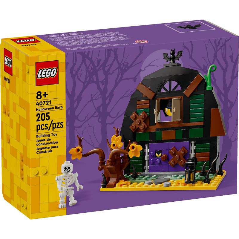 slide 1 of 6, LEGO Halloween Barn Building Toy for Kids 40721, 1 ct