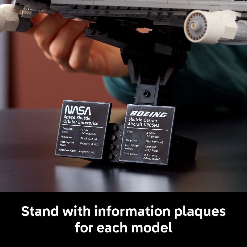 slide 6 of 6, LEGO Icons Shuttle Carrier Aircraft Building Set 10360, 1 ct