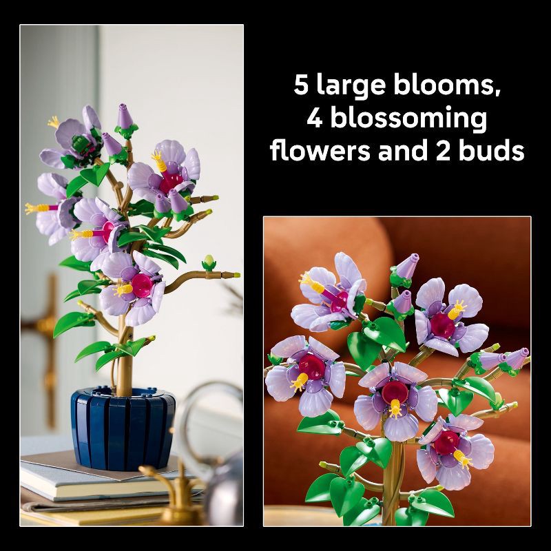 slide 4 of 7, LEGO Botanicals Hibiscus Flower Building Set 10372, 1 ct