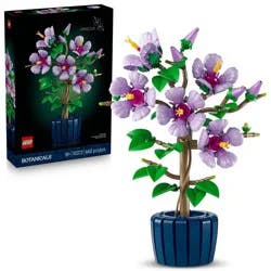 LEGO Botanicals Hibiscus Flower Building Set 10372