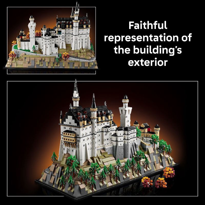 slide 4 of 7, LEGO Architecture Neuschwanstein Castle 21063, 1 ct