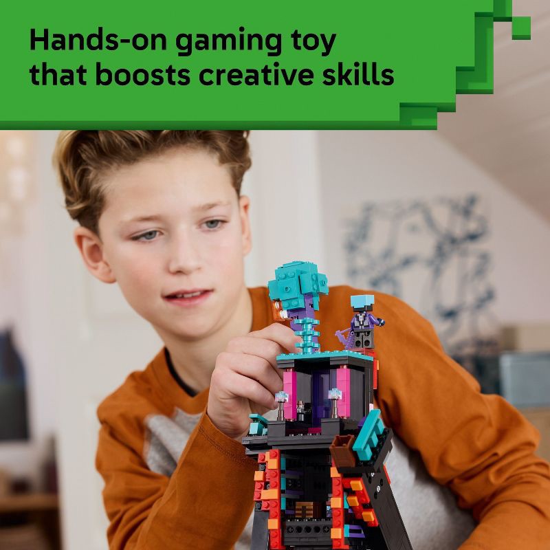 slide 4 of 6, LEGO Minecraft The Enderman Tower Toy for Kids 21279, 1 ct