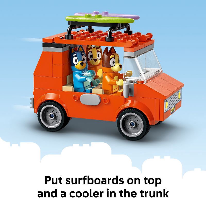 slide 5 of 6, LEGO Bluey: Bluey's Beach & Family Car Trip Building Set 11202, 1 ct