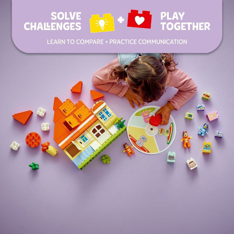 slide 3 of 6, LEGO DUPLO Bluey: Bluey's Family House with Memory Game 10459, 1 ct