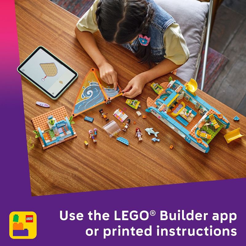 slide 6 of 6, LEGO Friends Travel Boat Adventure Building Toy 42664, 1 ct