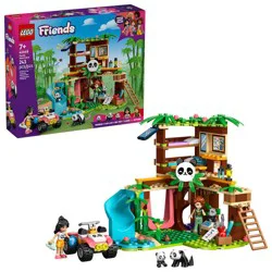 LEGO Friends Panda Sanctuary Animal Care Building Toy, Easter Basket Gifts for Kids, 42648