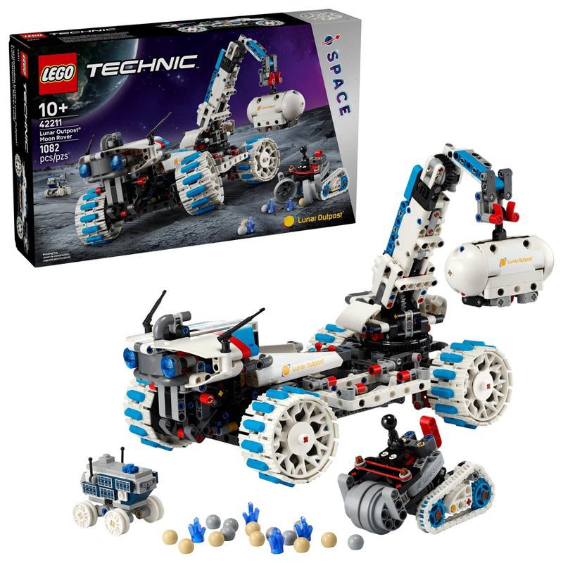 slide 1 of 7, LEGO Technic Lunar Outpost Moon Rover Space Vehicle 42211, 1 ct