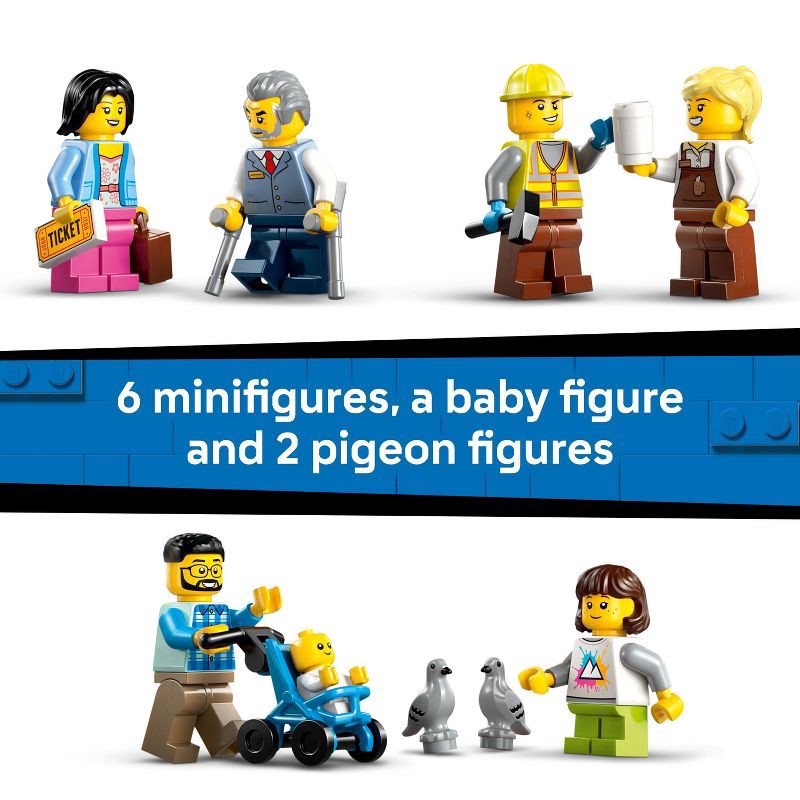 slide 6 of 6, LEGO City Central Train Station Building Toy 60469, 1 ct