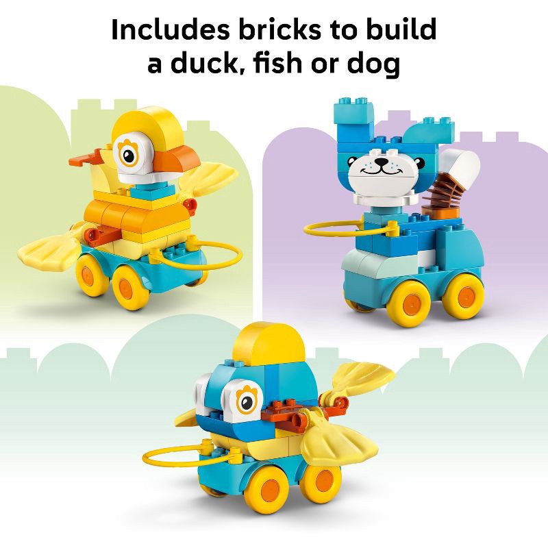 slide 6 of 6, LEGO DUPLO Town 3 in 1 Animals on Wheels 10448, 1 ct