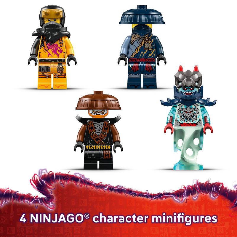 slide 5 of 6, LEGO NINJAGO Rogue's Mech Dragon Rider Kids Toy 71843, 1 ct