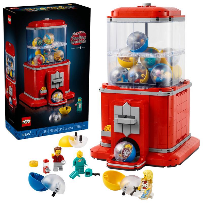 slide 1 of 5, LEGO Ideas Minifigure Vending Machine 21358, 1 ct