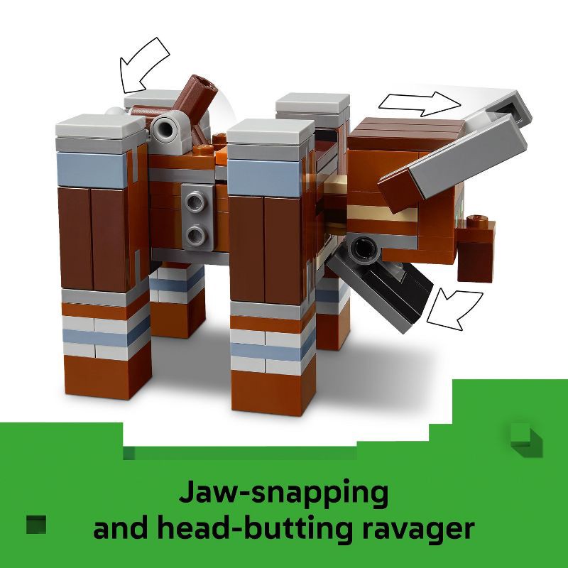 slide 3 of 6, LEGO Minecraft The Pillager Outpost and Ravager 21278, 1 ct
