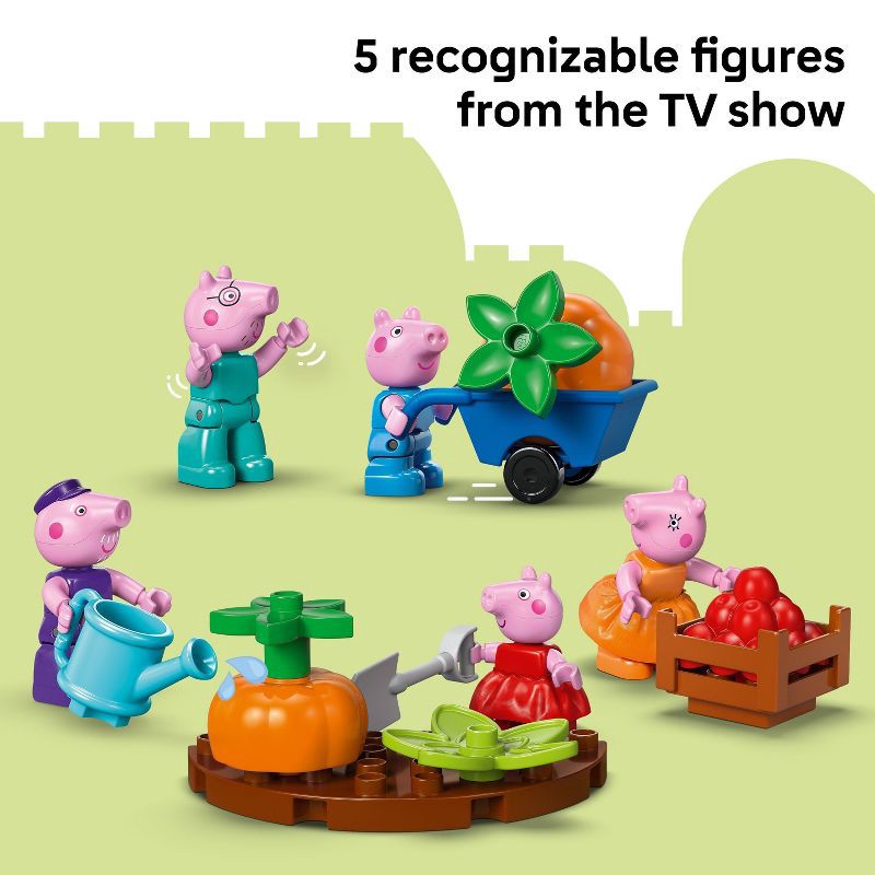 slide 6 of 6, LEGO DUPLO Peppa Pig Grandpa Pig's Garden and Greenhouse Building Set 10461, 1 ct