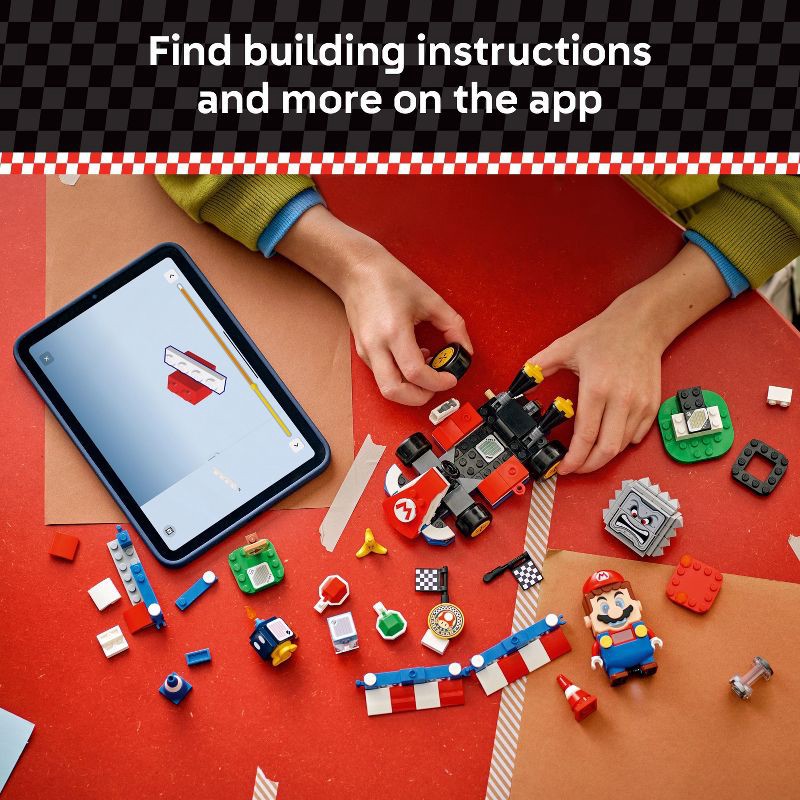 slide 6 of 6, LEGO Super Mario: Mario Kart - Interactive LEGO Mario & Standard Kart 72043, 1 ct
