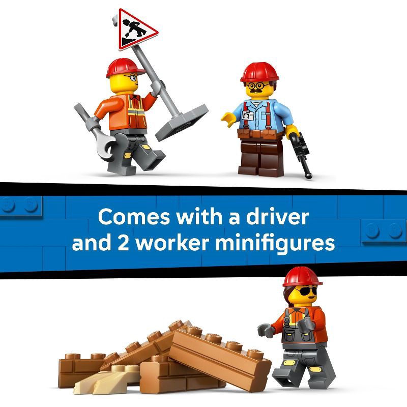 slide 6 of 6, LEGO City Yellow Bulldozer Construction Site 60466, 1 ct