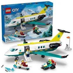 LEGO City Emergency Air Ambulance Airplane Toy 60465
