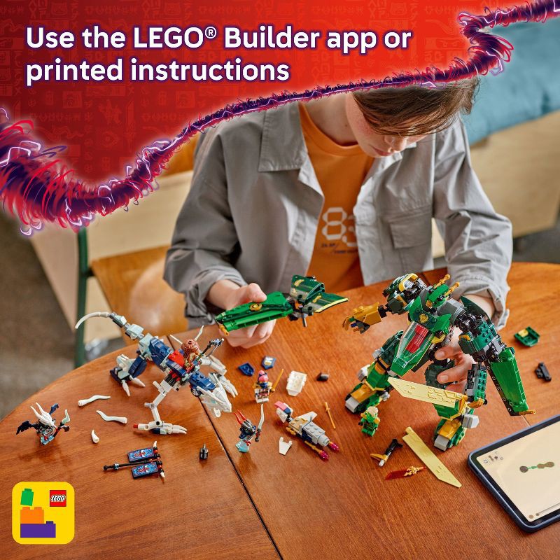 slide 5 of 5, LEGO NINJAGO Lloyd's Jet Mech Building Toy 71845, 1 ct
