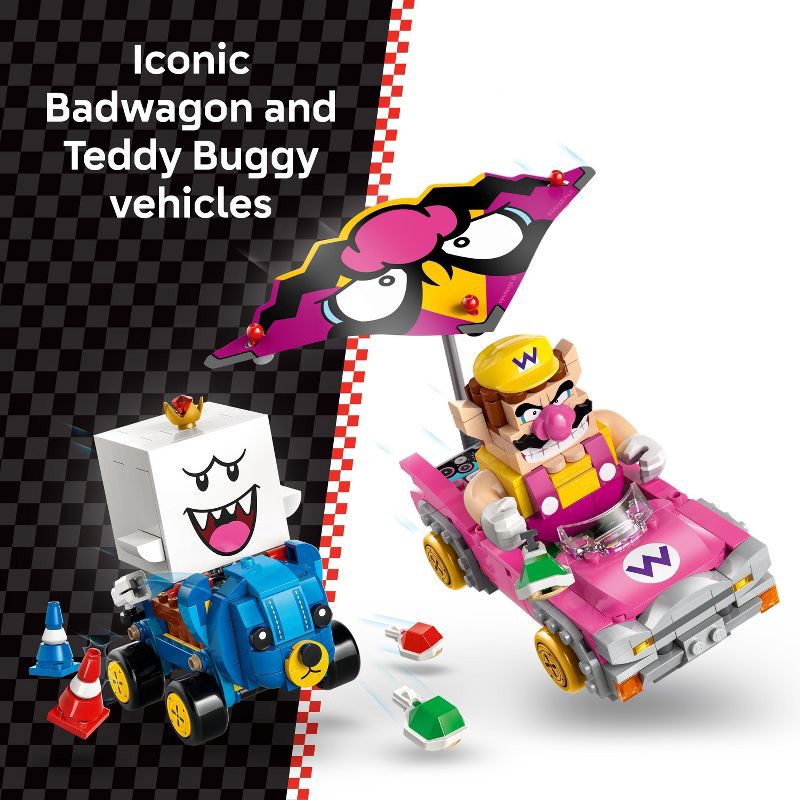 slide 3 of 6, LEGO Super Mario: Mario Kart - Wario & King Boo 72038, 1 ct