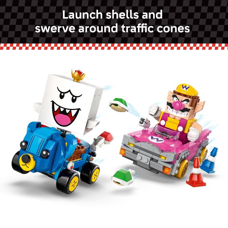 slide 4 of 6, LEGO Super Mario: Mario Kart - Wario & King Boo 72038, 1 ct
