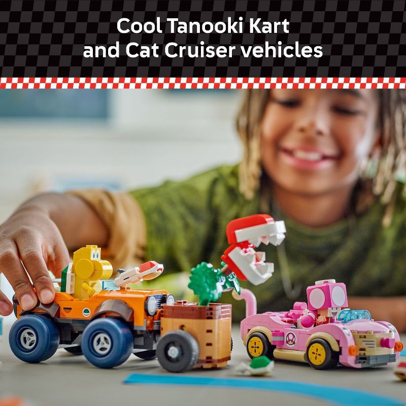 slide 3 of 7, LEGO Super Mario: Mario Kart – Piranha Plant Power-Up Pursuit 72044, 1 ct
