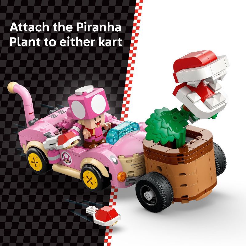 slide 4 of 7, LEGO Super Mario: Mario Kart – Piranha Plant Power-Up Pursuit 72044, 1 ct