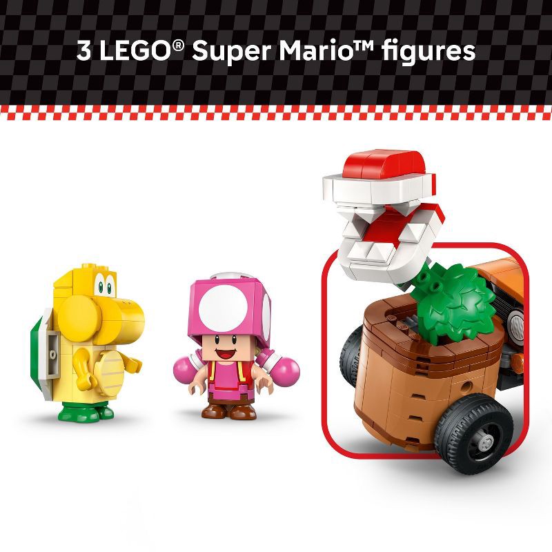 slide 5 of 7, LEGO Super Mario: Mario Kart – Piranha Plant Power-Up Pursuit 72044, 1 ct