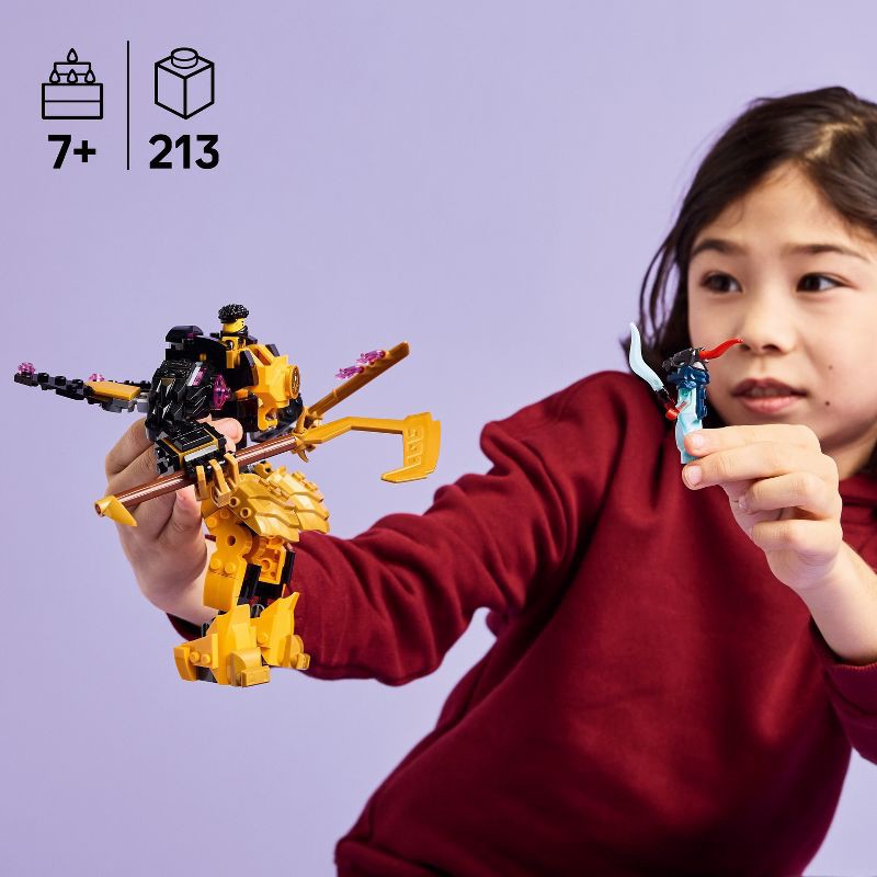 slide 2 of 5, LEGO NINJAGO Arin's Spinjitzu Battle Mech Kids Toy 71839, 1 ct