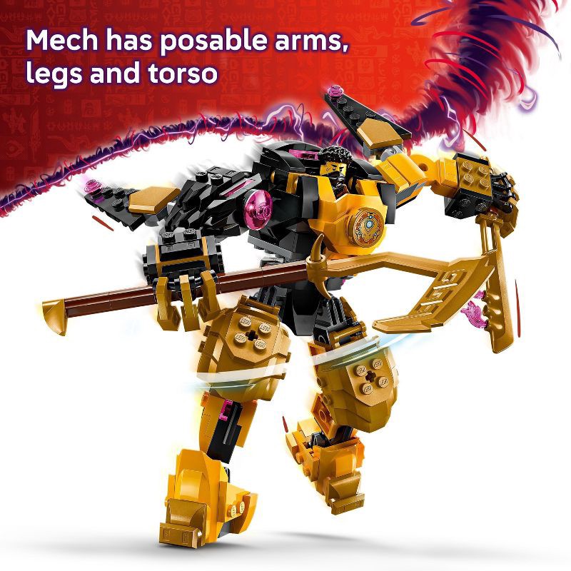 slide 3 of 5, LEGO NINJAGO Arin's Spinjitzu Battle Mech Kids Toy 71839, 1 ct