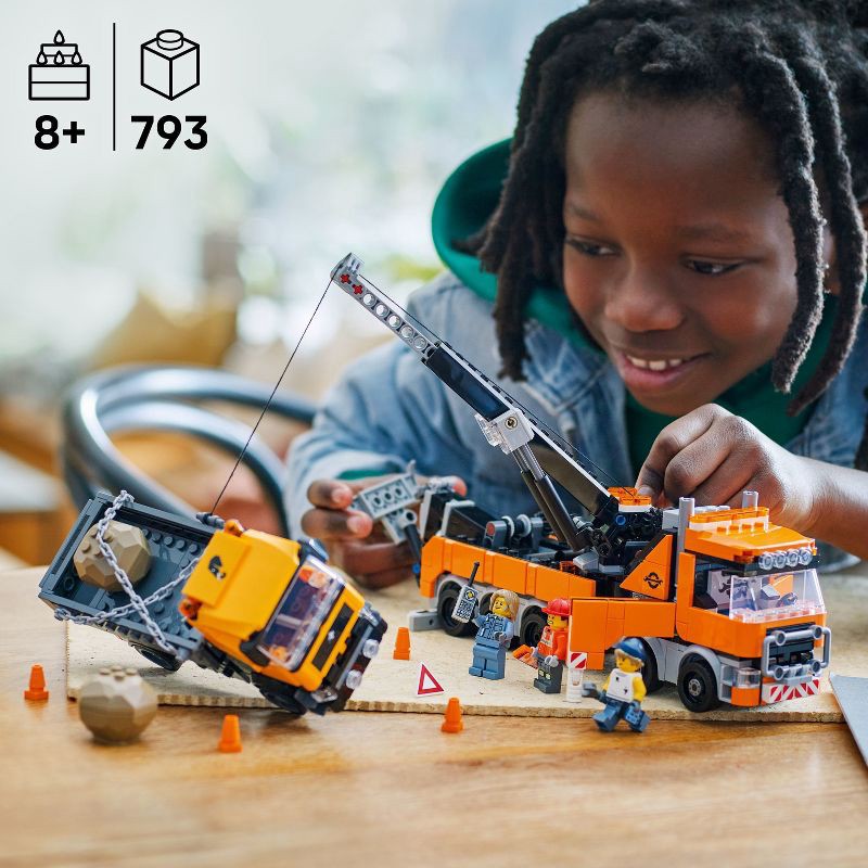 slide 2 of 6, LEGO City Heavy-Duty Recovery Tow Truck with Crane 60467, 1 ct