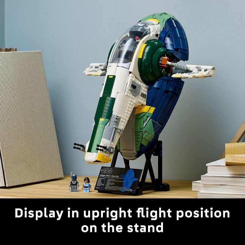 slide 4 of 6, LEGO Star Wars Jango Fett's Firespray-Class Starship 75409, 1 ct