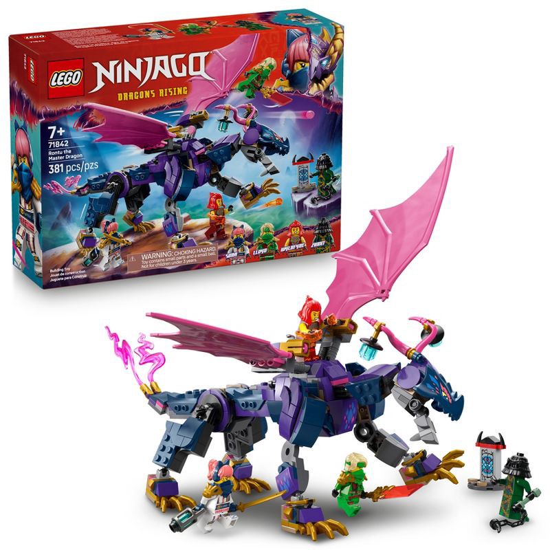 slide 1 of 6, LEGO NINJAGO Rontu the Master Dragon Kids Toy 71842, 1 ct