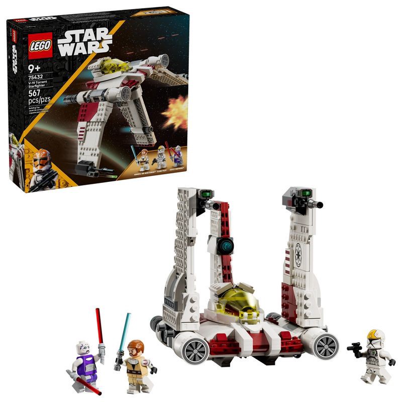 slide 1 of 6, LEGO Star Wars: The Clone Wars V-19 Torrent Starfighter 75432, 1 ct