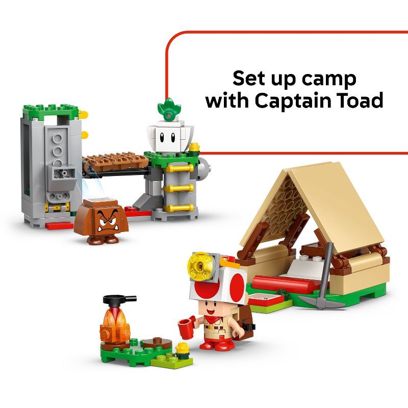 slide 3 of 5, LEGO Super Mario Captain Toad's Camp Kids Toy 72040, 1 ct