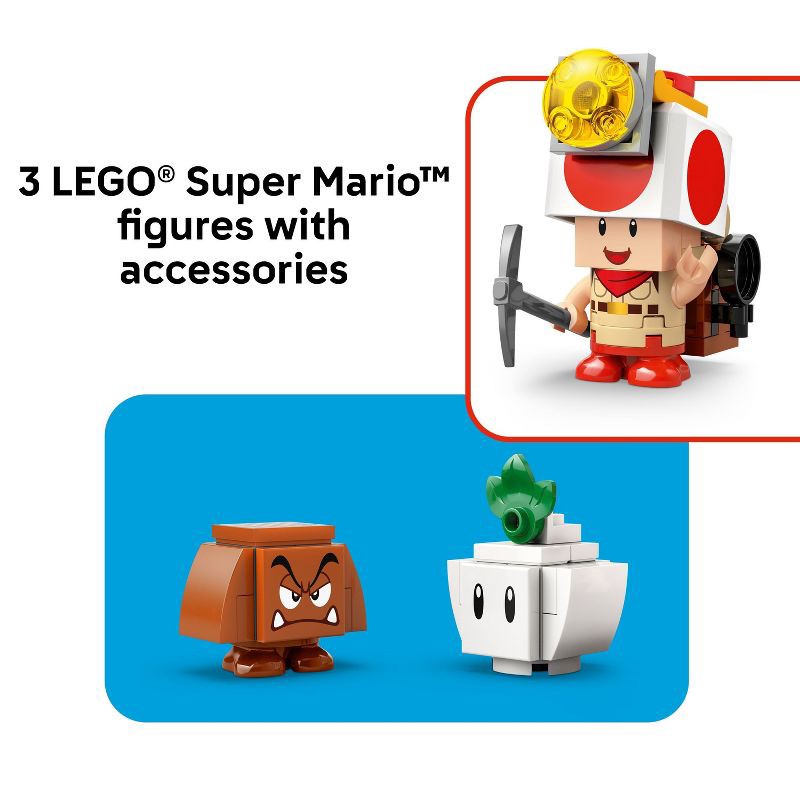 slide 4 of 5, LEGO Super Mario Captain Toad's Camp Kids Toy 72040, 1 ct