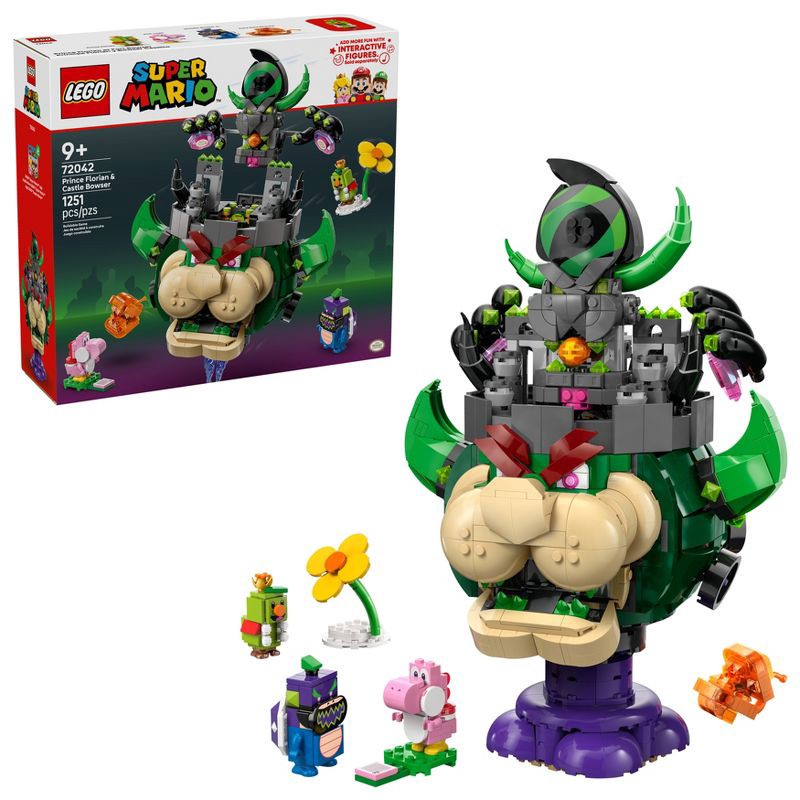 slide 1 of 6, LEGO Super Mario Prince Florian & Castle Bowser 72042, 1 ct